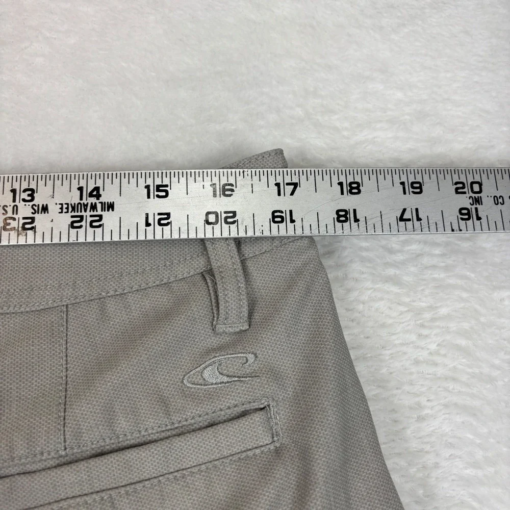 ONeill Hybrid Shorts Mens 33 Grey Textured Boardshorts Walkshorts